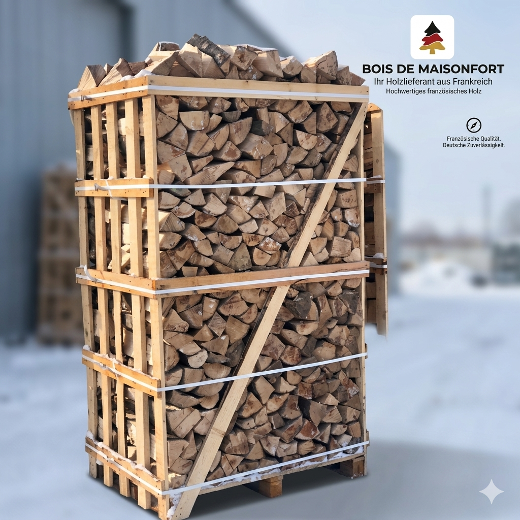 Sicher verpackte und gepr&uuml;fte Holzlieferung der Joe's Holz GmbH
